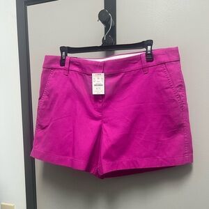 J. Crew Vibrant Pink Women's Shorts, Sz 12, 5” shorts